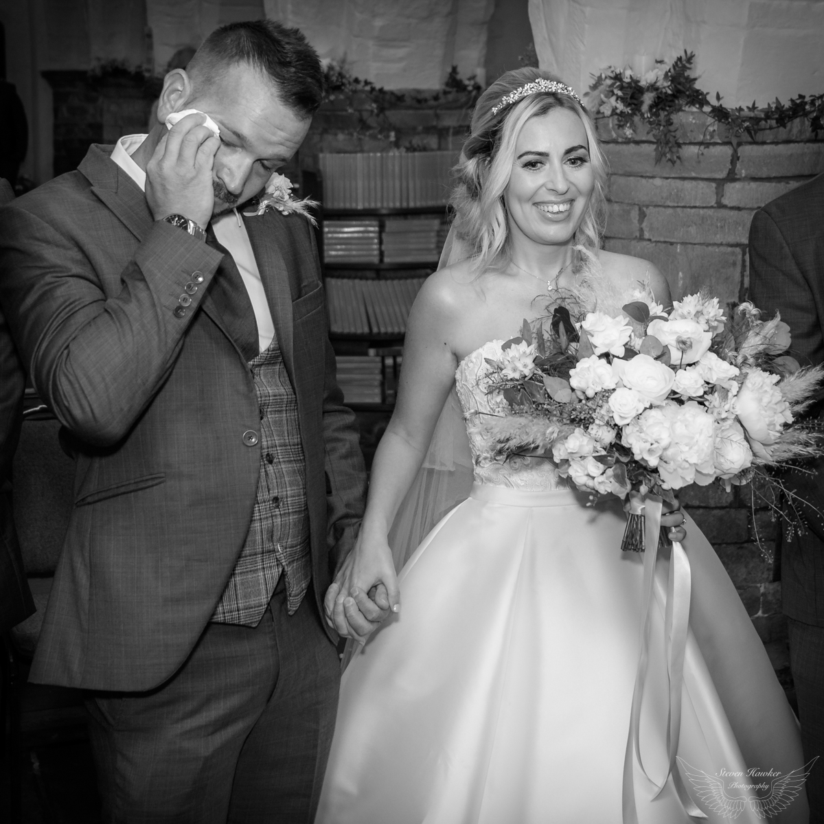 Bride and Groom at Bedwellty Church