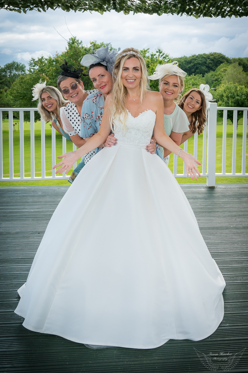 Wedding Photography Caerphilly Bride and friends